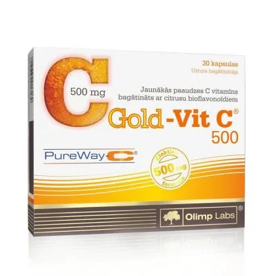 Olimplabs Gold C vitamīns 500 mg kapsulas N30