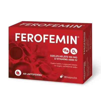 Ferofemin ar D vit. kapsulas N30