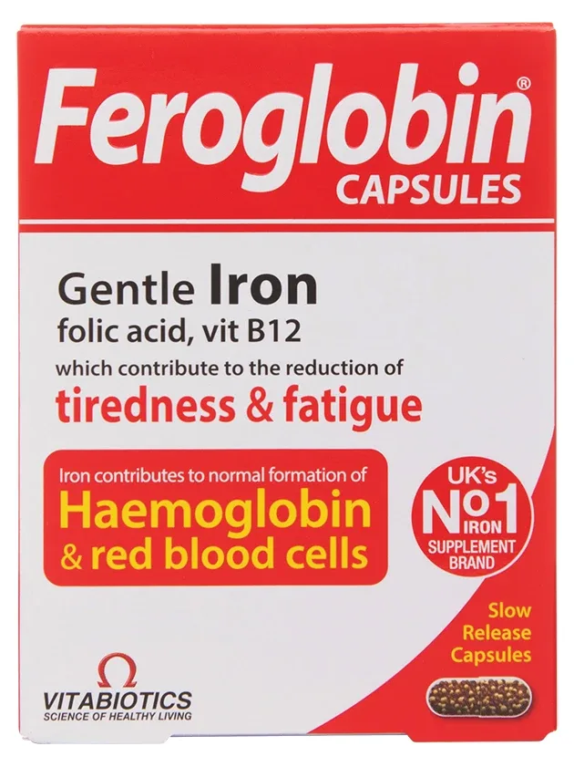 Feroglobin B12, 30 ilgstošas darbības kapsulas