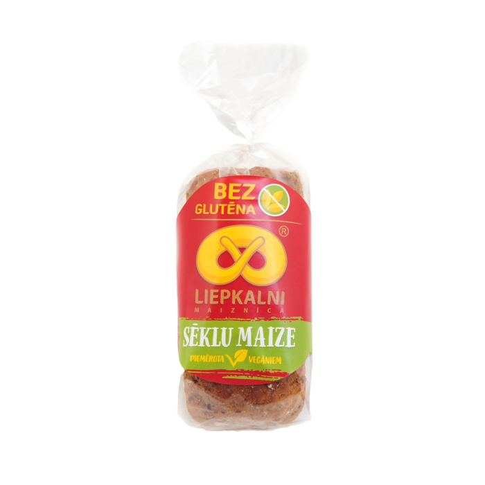 BEZGLUTĒNA SĒKLU MAIZE LIEPKALNI VEGĀNISKĀ 230G
