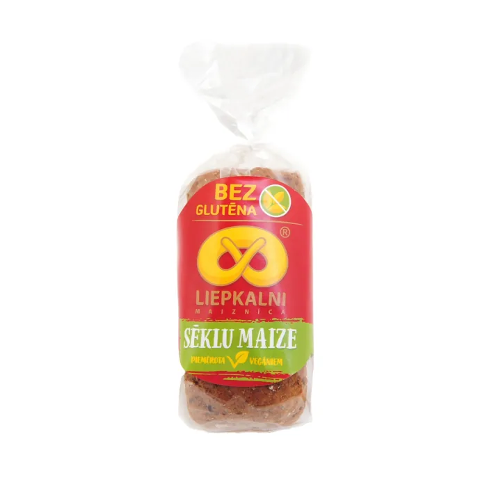 BEZGLUTĒNA SĒKLU MAIZE LIEPKALNI VEGĀNISKĀ 230G