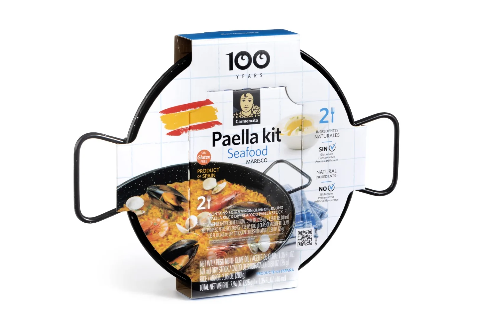 Jūras velšu paeljas komplekts Carmencita, ar pannu, 265 g