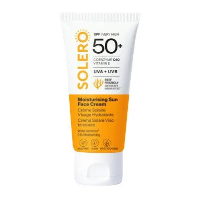 Solero Sun SPF50+ mitrinošs sejas aizsargkrēms 50 ml