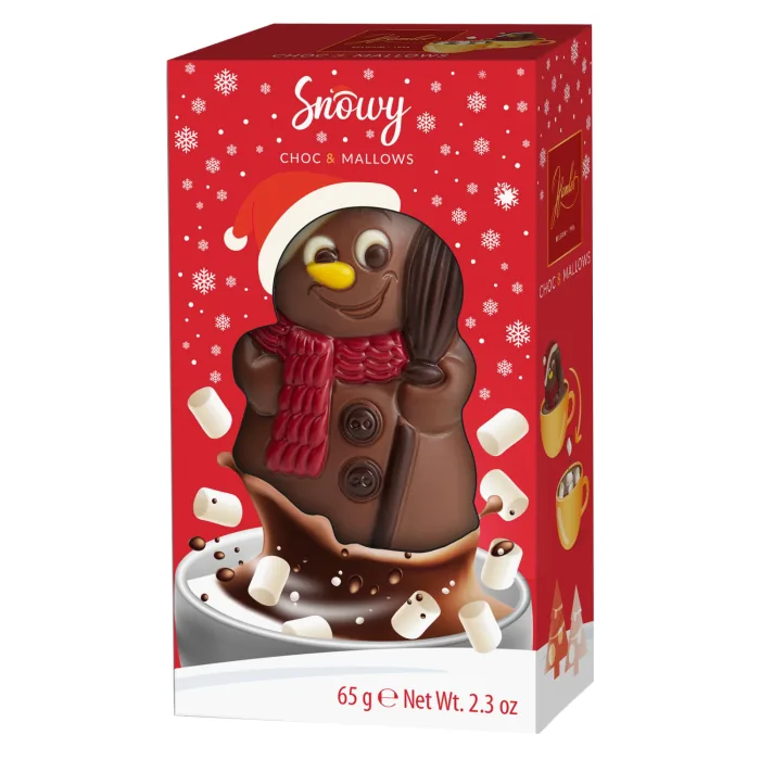 Молочный шоколад Hamlet Crispy Snowman, 65 г