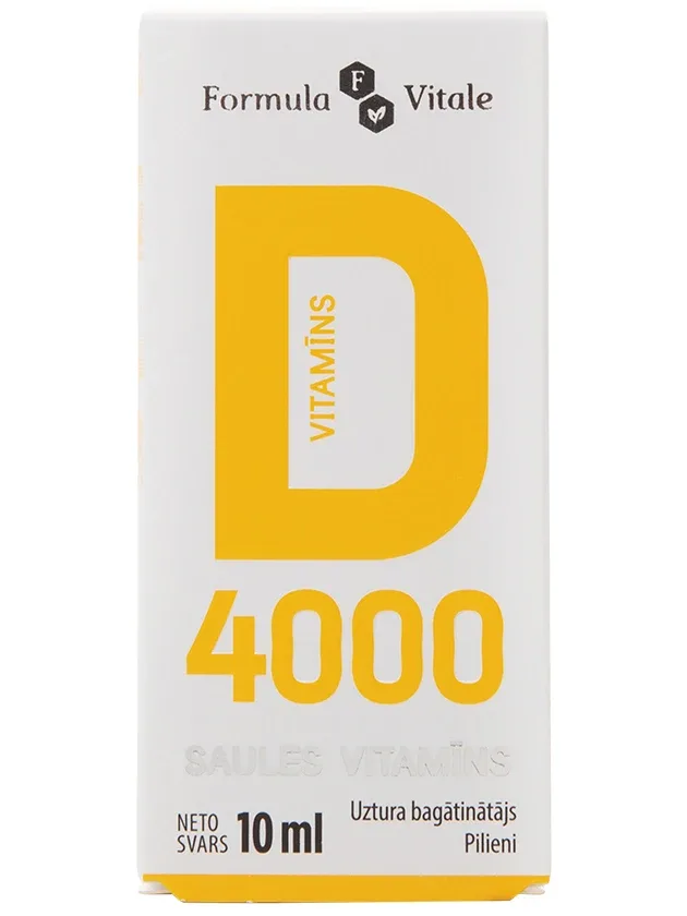 Formula Vitale D vitamīns 4000 pilieni, 10 ml