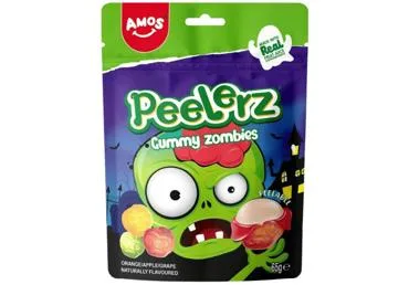 ŽELEJAS KONFEKTES ZOMBIES PEELERZ AMOS 65G