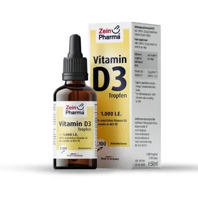 Zeinpharma Vitamin D3 1000SV Pilieni 50 ml