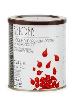 SALDSKĀBAS PIPARU LĀSĪTES RISTORIS, SARKANAS, 790 G/325 G