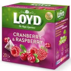 TĒJA LOYD PYRAMIDS DZĒRVEŅU UN AVEŅU GARŠA 40G