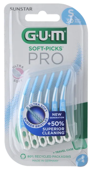 Gum Soft-Picks Pro Small zobstarpu birstīte, 30 gab.