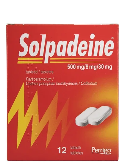 Solpadeine tabletes, 12 gb.