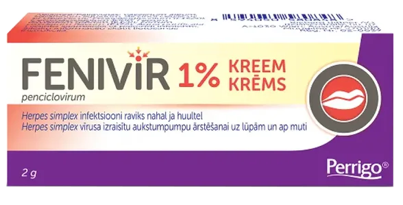 Fenivir 1% krēms, 2 g