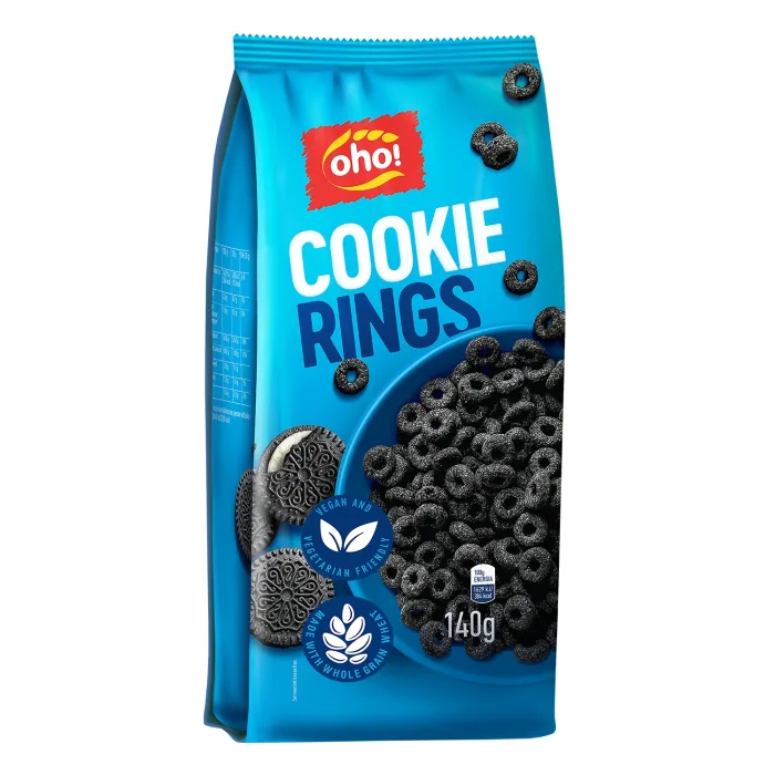 SAUSĀS BROKASTIS OHO COOKIE RINGS 140G