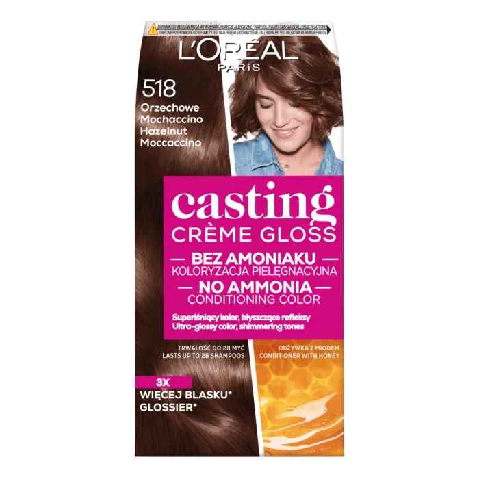 MATU KRĀSA LOREAL PARIS CASTING CREME #518