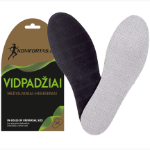 LATEKSA ZOLES AR AKTIVĒTO OGLI KOMFORTAS W-001