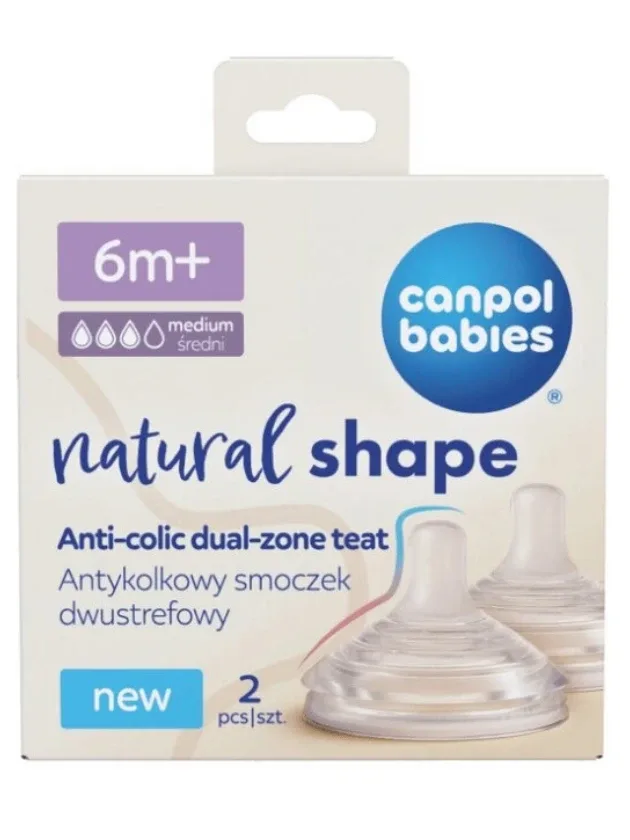 Canpol Babies Anti-Colic Knupis, 6+ mēneši, 2 GB