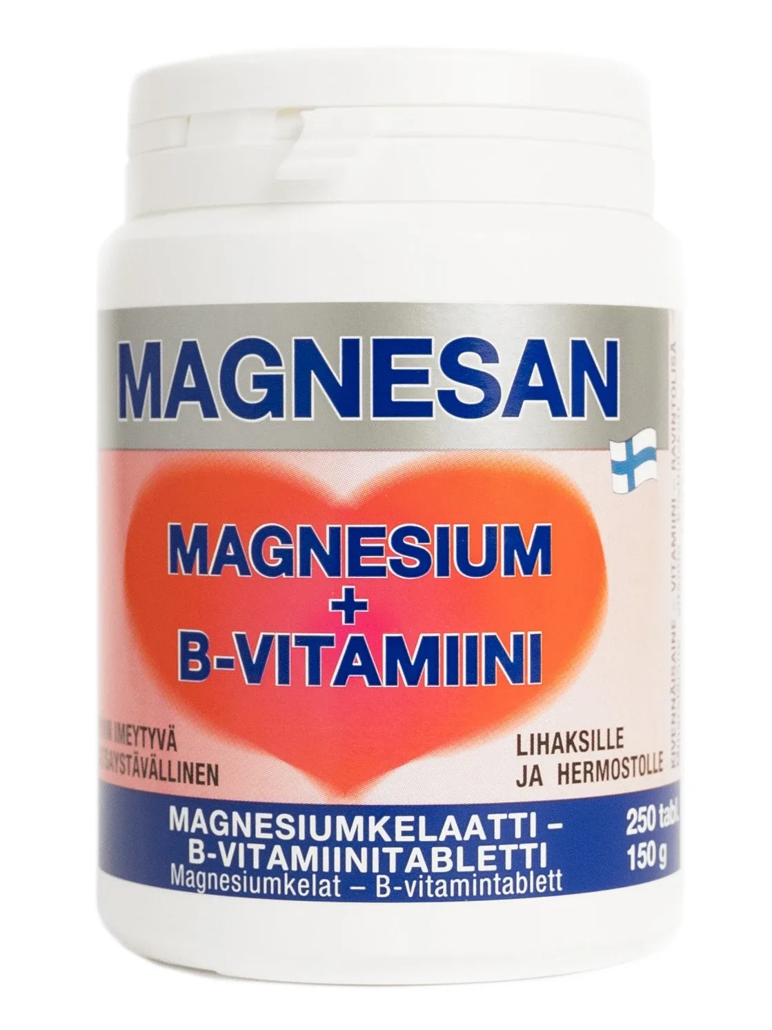 Magnesan magnijs + B grupas vitamīni, 250 tabletes