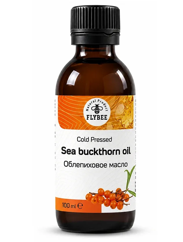 Масло облепихи холодного отжима Flybee, 100 мл