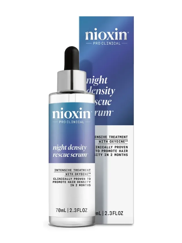 Nioxin Night Density Rescue nakts serums matu augšanai, 70 ml