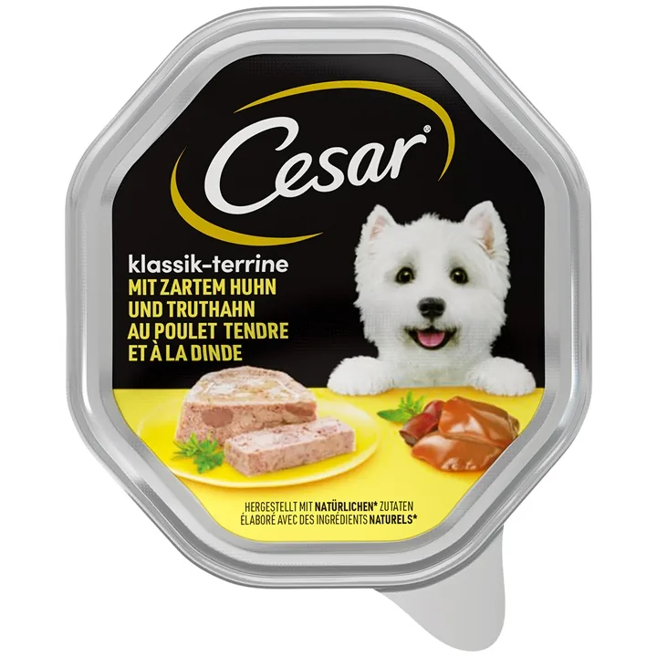 MITRĀ BARĪBA SUŅIEM CESAR TRAY AR VISTU UN TĪTARU 150G