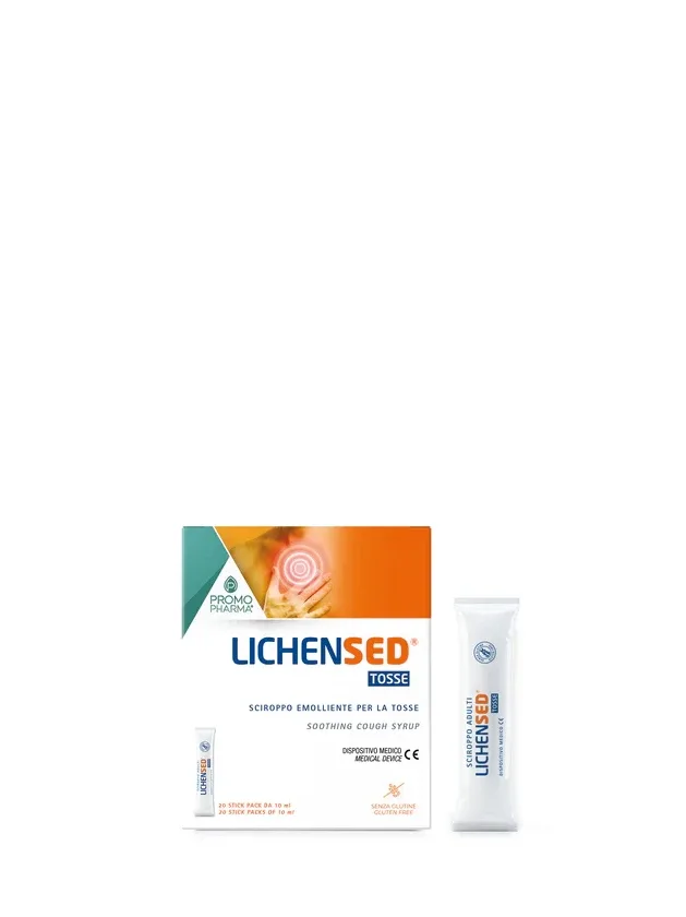 Promopharma lichensed® tosse sīrups pieaugušajiem paciņas, 20 x 10 ml