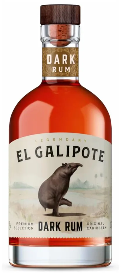 Ром El Galipote Dark, 40%, 0,7 л