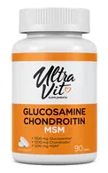 ULTRAVIT GLIKOZAMĪNS, HONDROITĪNS UN MSM, 90 TABLETES