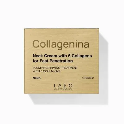 Collagenina Kakla un dekolte zonas krēms ar 6 veidu kolagēniem, intensitāte 2 50 ml