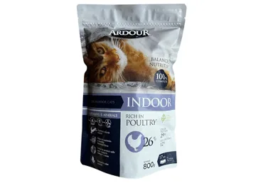 SAUSĀ KAĶU BARĪBA ARDOUR INDOOR MĀJPUTNU 800G