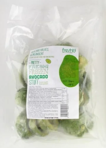 SALDĒTAS AVOKADO PUSĪTES 1KG