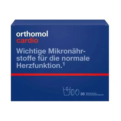 Orthomol Cardio pulveris+tabletes+ kapsulas N30