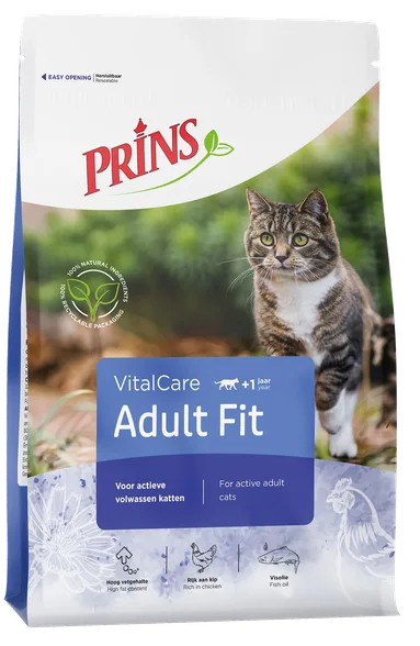 Prins Vitalcare Adult Fit sausā barība, 10 kg
