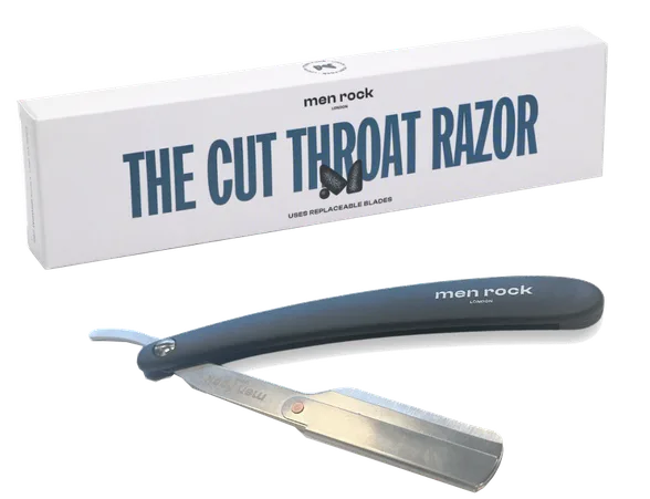 Men Rock Cut Throat Shavette komplekts, 1 gab.