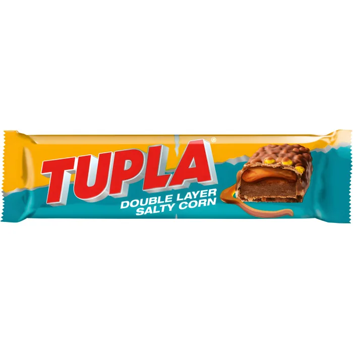 BATONIŅŠ TUPLA DOUBLE LAYER SĀĻĀ KUKURŪZA 48G