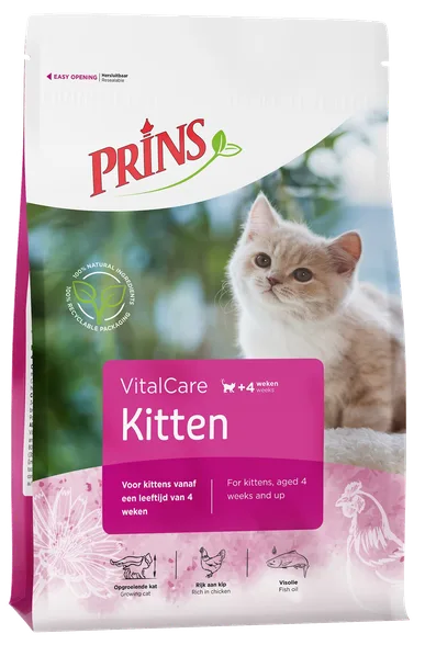 Prins Vitalcare Kitten sausā barība, 4 kg