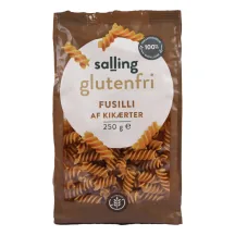 BEZGLUTĒNA PASTA SALLING GLUTENFRI FUSILLI, AUNAZIRŅU 250G