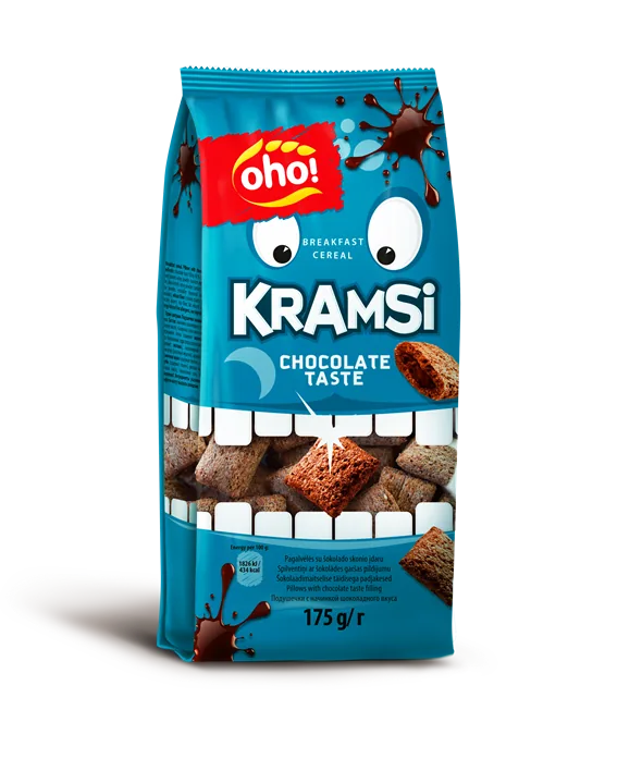 SAUSIE BROKASTU SPILVENTIŅI OHO KRAMSI AR ŠOKOLĀDES PILDĪJUMU 175G