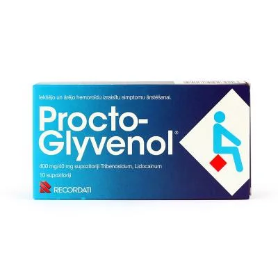 Procto-Glyvenol 400 mg/40 mg supozitoriji N10