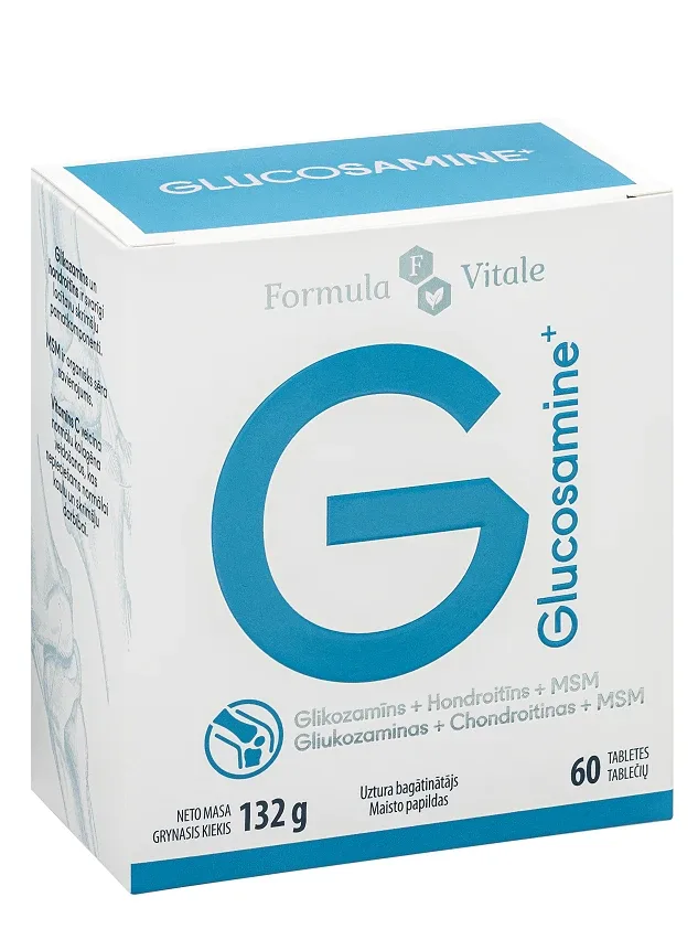 Formula Vitale Glucosamine+ tabletes, 60 gb.