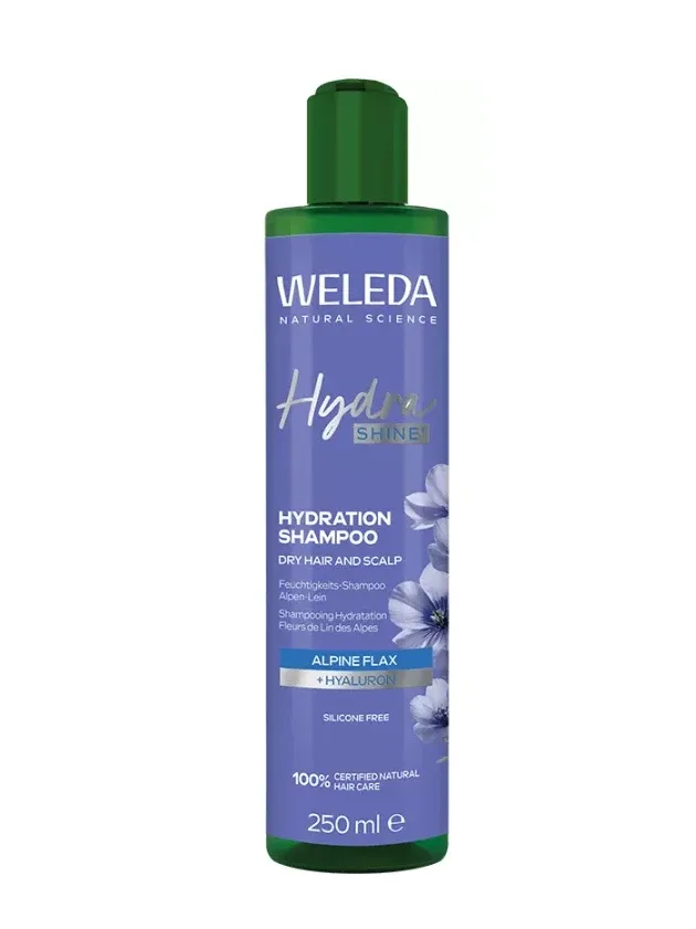 Weleda Hydra Shine mitrinošs šampūns sausiem matiem, 250 ml