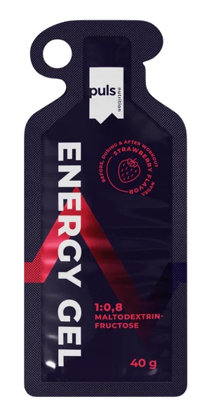 Puls Nutrition Energy Strawberry želeja, 40 g