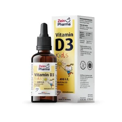 Zeinpharma Vitamin D3 Kids 400SV Pilieni bērniem 10 ml