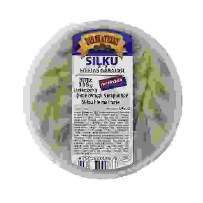 SIĻĶU FILEJAS GABALIŅI MARINĀDĒ 200G/115G