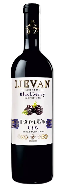 Sarkanvīns ijevan kazeņu, pussalds, 12%, 0,75 l