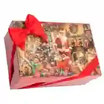 Ассорти шоколадных конфет, Классическая новогодняя коробка, 300 г