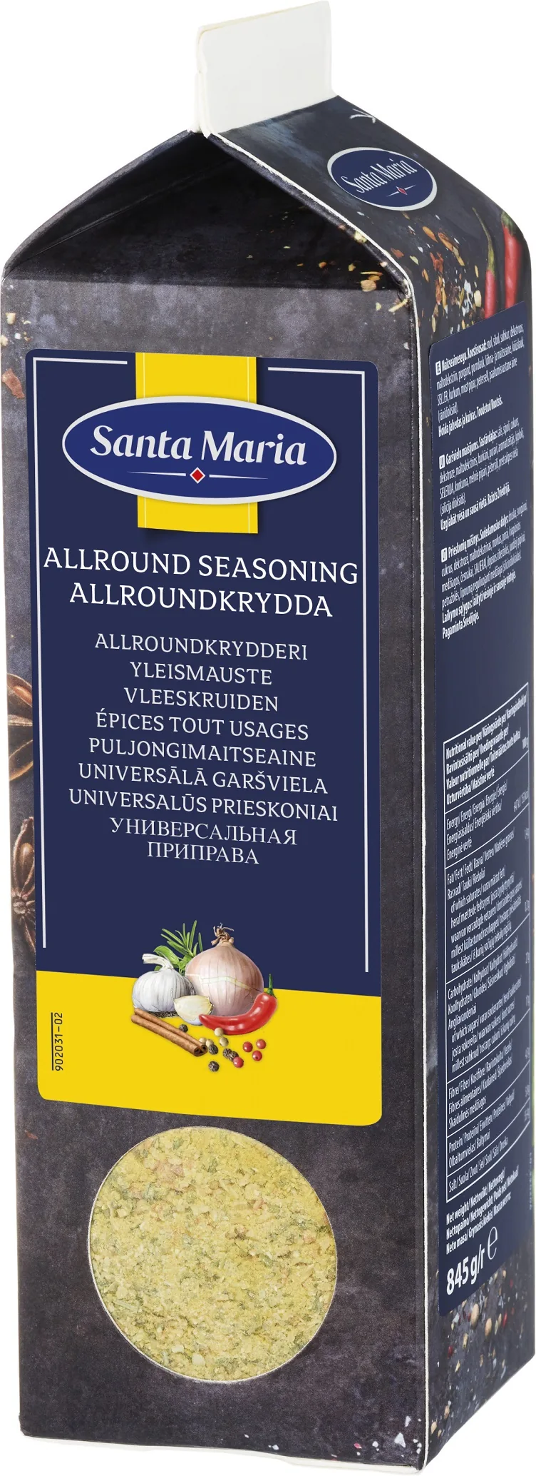 UNIVERSĀLĀ GARŠVIELA 845 G, SANTA MARIA, TETRAPAKA
