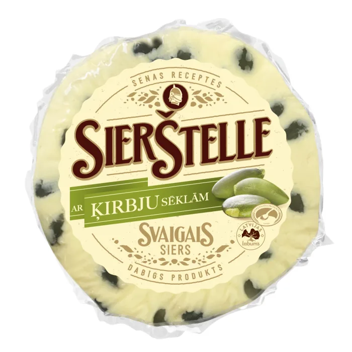 SIERS SIERŠTELLE AR ĶIRBJU SĒKLĀM 340G