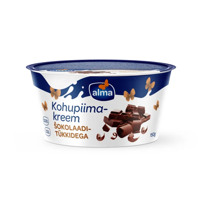 BIEZPIENA KRĒMS ALMA AR ŠOKOLĀDES GABALIŅIEM 150G