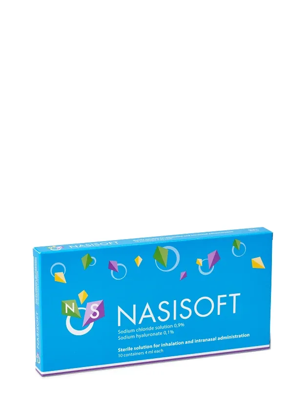 Nasisoft sterils šķīdums inhalācijām un intranazālai lietošanai, 10 x 4 ml