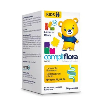 Compliflora Kids Gummy Bears pamex košļājamās pastilas N60